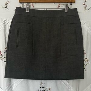 Elegant Charcoal Women's Skirt